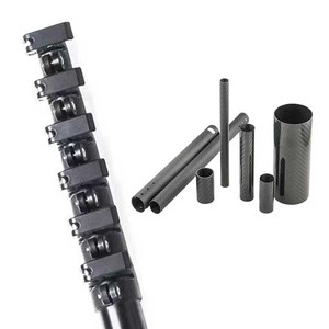 Poste Telescópico de Fibra de Carbono de Alto Rendimiento Personalizado de 4-27 Metros <span class=keywords><strong>para</strong></span> Uso en Jardines - Product Image 2