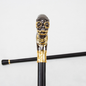 Bâton de marche classique Antique Offres Spéciales <span class=keywords><strong>canne</strong></span> couleur or noir baguette de béquille en alliage de luxe béquille pour personnes âgées - Product Image 6