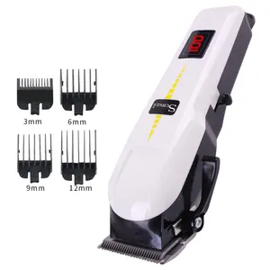 SURKER SK-700 LED LCD Power Display Hair Rechargeable Electric Hair Clippers