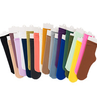 Haute Qualité Bonbons Couleur Femmes Coton D'été Bonbons Nude Couleur Mignon Filles Chaussettes Mince Nylon Designer Slouch Chaussettes pour Femmes