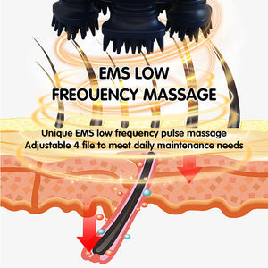 Elettrico Cordless EMS massaggiatore per capelli con nodi di massaggio massaggiatore portatile per Scratcher massaggiatore per pulizia profonda - Product Image 5