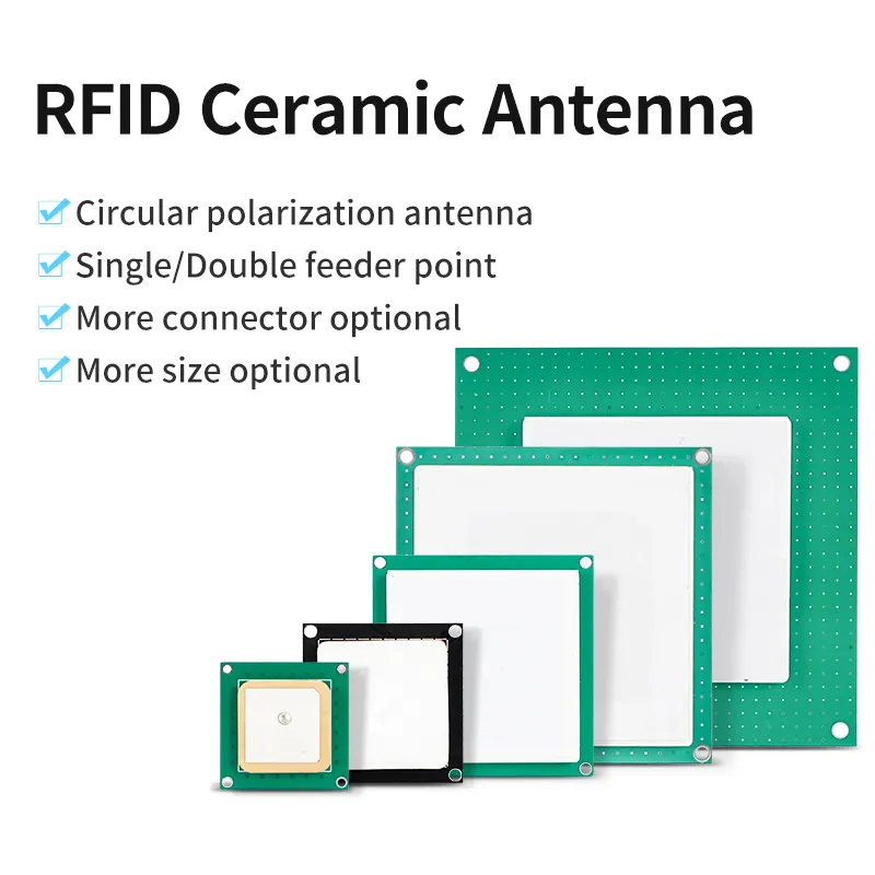 Circular Polarization Long Range UHF RFID Ceramic Antenna RFID Antenna for RFID 
