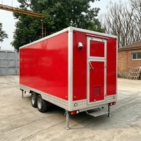 Cuisine mobile entièrement équipée en acier inoxydable 5m/16,4ft pour Food Truck, Événements, Restauration, Café, Confiserie, Snacks, Hot-dogs, Frites, etc.