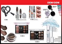 Palette de fards à paupières crème de luxe en gros pour OEM, longue tenue, waterproof, douce pour la peau, lisse, haute pigmentation