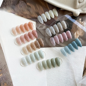 AILANUO Gel UV professionnel de haute qualité et haute résistance, série Qinghuan au thé blanc, 9 couleurs, utilisation en salon, écologique, non toxique - Product Image 2