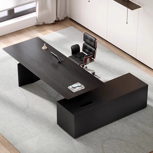 Bureau de direction intelligent et réglable, bureau de gestionnaire, bureau de superviseur, bureau de direction moderne, luxueux et haut de gamme - Product Image 2