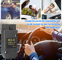 Nouvel outil de diagnostic V2 USB avec puce Hex Vii V25.3 STM32F429, VINs illimités, mise à jour en ligne, compatible VAG VCDS VW AUDI Skoda Seat, évolutif