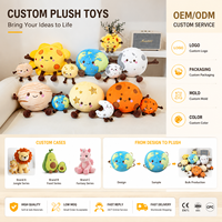Vente en gros usine : Ensemble de jouets en peluche personnalisés OEM sur le thème du système solaire (Terre, Soleil, Mars, Lune, Étoile) et de figurines spatiales anthropomorphiques