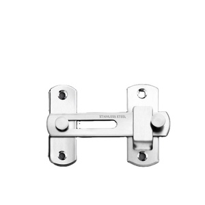 กลอนประตูสเตนเลสแบบทันสมัยปลอดภัยพร้อมหัวเข็มขัดล็อกประตูบานเลื่อนเพื่อความปลอดภัยสำหรับบ้านสำนักงานและห้องนั่งเล่นกรงสัตว์เลี้ยงคุณลักษณะด้านความปลอดภัย - Product Image 1