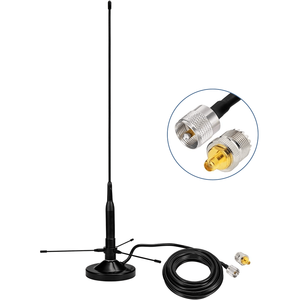 เสาอากาศวิทยุสื่อสารเคลื่อนที่แบบสองย่านความถี่ VHF/UHF 144/430MHz  แบบใยแก้ว พร้อมฐานแม่เหล็กขนาด 90 มม. - Product Image 4