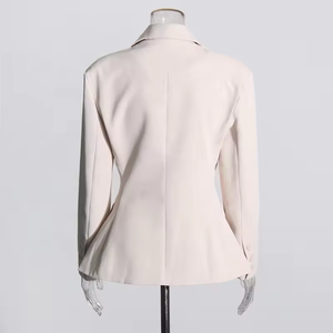 Nuovo arrivo abito sottile elegante di alta qualità per le donne solido da donna due pezzi set formale ufficio plissettato da donna set gonna - Product Image 3