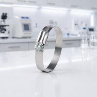 Colliers de serrage à vis sans fin de type américain en acier inoxydable 304 SS, réglables, pour l'automobile, vente en gros, fournisseur d'usine