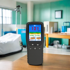 Monitor portátil de calidad del aire con pantalla LCD digital para detección en tiempo real de PM2.5, TVOC, formaldehído, temperatura y humedad - Product Image 5