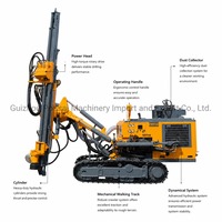 Foreuse à chenilles DTH Kaishan KG430 - Machine de forage DTH avec moteur diesel pour le dynamitage des carrières minières