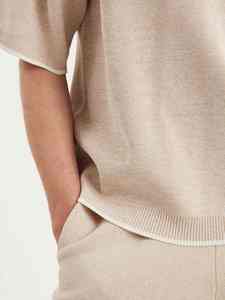 Ensemble de t-shirts en tricot de coton à manches courtes pour hommes, à la mode simple et personnalisée - Product Image 5