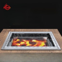 Offre Spéciale Modi Restaurant intérieur commercial Équipement de barbecue à charbon de style coréen Brûleur de barbecue