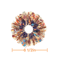 Chouchous en tissu floral élégant Endy Daily Party Accessoires pour cheveux avec couleur passionnée Creative Ponytail Hold
