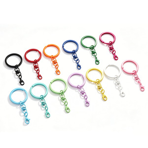 Anillas para llaveros de 30 mm y 69 mm, coloridas, con cierre de langosta giratorio en forma de ocho, accesorios DIY para bolsos - Product Image 3