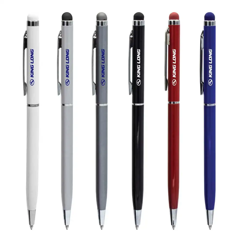 Hot Selling Quality Office Supplies Manufacturers Slim Twist Pen With Stylus Touch Screen For Mobile And Laptop