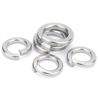 Stainless Steel Spring Washers, Heavy-Duty Split Lock Washers for Machinery Fastening