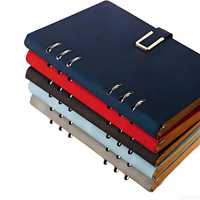 En stock, bloc-notes détachable A5 pour bureau, carnet de réunion d'affaires, papeterie avec logo personnalisé, carnet à feuilles mobiles