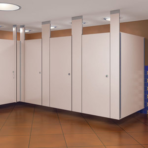 Hiện đại thương mại Modular <span class=keywords><strong>HPL</strong></span> <span class=keywords><strong>Board</strong></span> Bảng điều chỉnh phòng tắm và nhà vệ sinh cubicle trần-treo phòng tắm phân vùng cho trung tâm sử dụng - Product Image 6