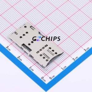 XDST-10012-16 SIM Card Connector SMD Connector Card Tray Type Nano SIM Card 1.35mm - Product Image 1