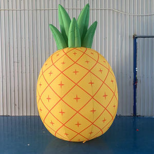 Modelo de Piña Inflable Gigante Personalizado de 3 Metros, Globo Amarillo con Hojas Verdes de Tela Oxford, Resistente al Sol, para Fiestas de Verano al Aire Libre - Product Image 3