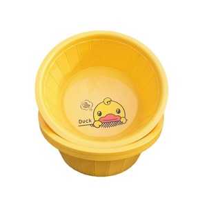 Lavabo de plástico con forma de pato amarillo, lavabo redondo grueso para bebés, niños, uso doméstico, pequeño regalo - Product Image 5