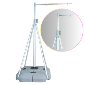 เสาธงแบบยืดหดได้พร้อมรางยาว 120 ซม. สำหรับแคมเปญชั่วคราว ร้านค้าป๊อปอัพ และงานเทศกาล - Product Image 4