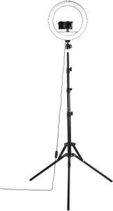 Aro de Luz LED Circular de 26 cm para Transmisión en Vivo y Fotografía, con Soporte y Trípode de 210 cm, para Selfies y Belleza, 6/10/12 Pulgadas - Product Image 2