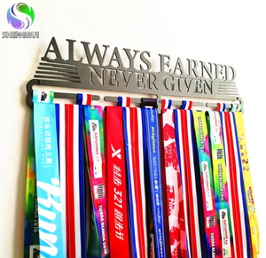 UV Printing Metal Sport <strong>Medal</strong> <strong>Hanger</strong> &amp; Display Rack - Product Image 2