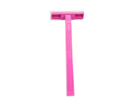 Rasoir jetable pour femme en acier inoxydable à double lame pour le visage et le corps, rasoir de voyage portable Jia Wei JW-226