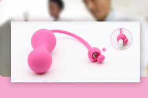 Balle d'exercice intelligente rose pour le plancher pelvien, aide à lutter contre la laxité vaginale, avec capteur de pression et biofeedback - Product Image 5