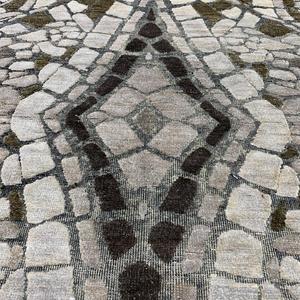 Alfombra Persa Medallón 100% Lana Anudada a Mano TRO-0253 para Sala de Estar - Alta Densidad de Nudos, Ecológica - Product Image 6