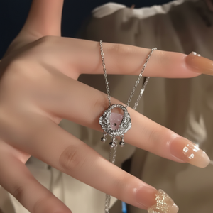 Collana di moda moda oro di cristallo Boho donna popolare portachiavi di perle vendita all'ingrosso calda - Product Image 1