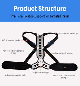 Penyangga Tulang Belakang Ortopedi untuk Koreksi Postur Punggung Bagian Bawah dengan Fungsi Terapi Fisik, Penyangga Servikal Toraks untuk Skoliosis - Product Image 5