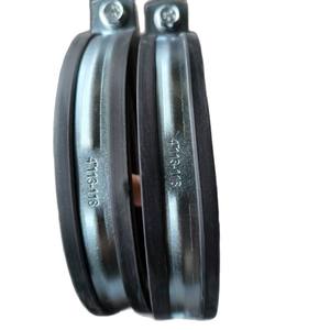 Оцинкованный зажим для 304 труб из нержавеющей стали с двойным обручем и клейкой лентой TJBC - Product Image 1