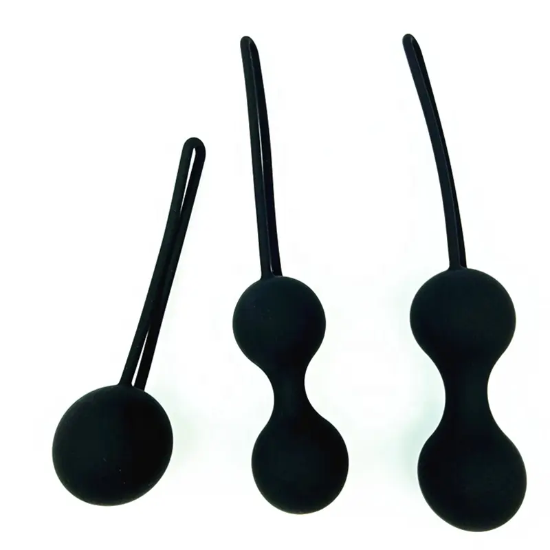 Bola de silicone para exercícios vaginais, bola de Kegel para exercícios vaginais, dispositivo pesado para mulheres, bola de exercício de grau médico para mulheres