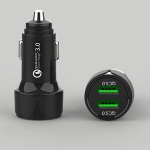 Cargador de coche dual Qc3.0 6.2a con doble USB, carga rápida para teléfono y dispositivo, entrada de 12-24v, salida de 36w - Product Image 3