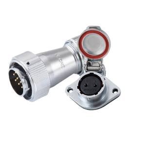 Connecteur industriel étanche IP67 série WY HY20, prise mâle et prise femelle avec connecteur diamanté TE/ZG - Product Image 1