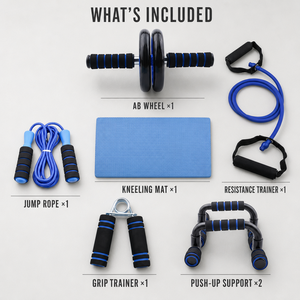 Yx Multi-functional Abdominal Wheel Set, Fitness Roller, Push-up Training Seven-Piece Gym Equipment - Product Image 4
