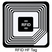 Étiquettes RFID vierges en gros, autocollants NFC, étiquettes de forme rectangulaire, étiquettes NFC RFID RFIDHF