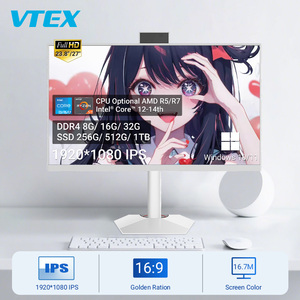 23.8 "27" รุ่นใหม่ทั้งหมดในพีซีเครื่องเดียวป๊อปอัพความเป็นส่วนตัวกล้องจดจำใบหน้า IPS หน้าจอ VA Type-C Win11คอมพิวเตอร์ทั้งหมดในเครื่องเดียว - Product Image 2