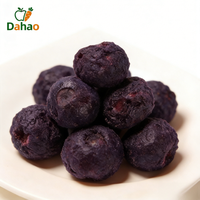 Gedroogde zoete blauwe bessen groothandel, FD blauwe bessen chips zonder toegevoegde suiker, natuurlijk gedroogd fruit, lyofilisatie gedroogd fruit