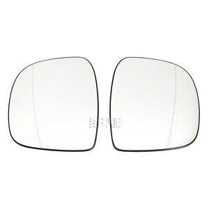 Lentille de rétroviseur pour Mercedes Benz Viano Vito 03-10, miroir sphérique plat, côté gauche et droit, chauffant - Product Image 1