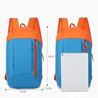 Sac à dos scolaire unisexe Dikang personnalisé en usine pour enfants, couleur unie, avec compartiment pour ordinateur, fermeture éclair, en tissu Oxford, design incurvé