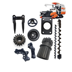 Pièces de rechange pour moissonneuse-batteuse agricole, roue motrice, support de roue, poulie, rail de guidage pour Kubota DC35 - Product Image 1