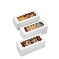 Boîte d'emballage en papier de cuisson pour biscuits, fournitures personnalisées