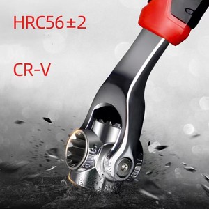 Herramienta de llave inglesa 52 en 1 para hogares y reparación de automóviles con cabezal giratorio de 360 grados, herramientas de llaves universales multifunción - Product Image 4